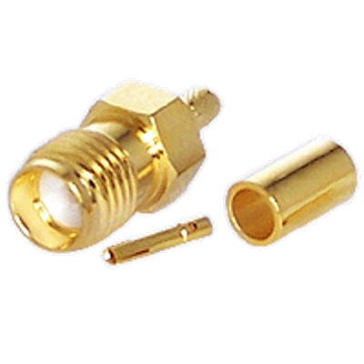 SMA Female connector for LMR-195, RG-58 coaxial cable