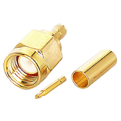 SMA Male connector for LMR100 , RG-174, RG-316 coaxial cable