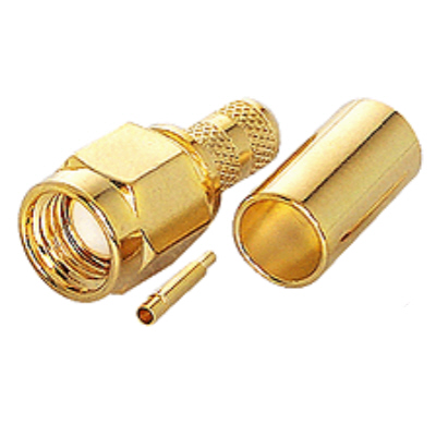 SMA Male connector for LMR-195, RG-58 coaxial cable